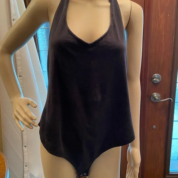 Forever21+ black 1piece halter bodysuit 2X - Picture 1 of 6